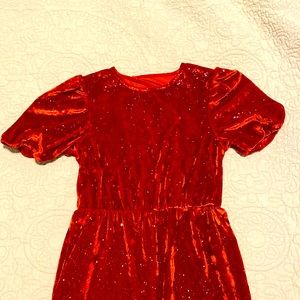 One Piece Sparkly Red Pantsuit